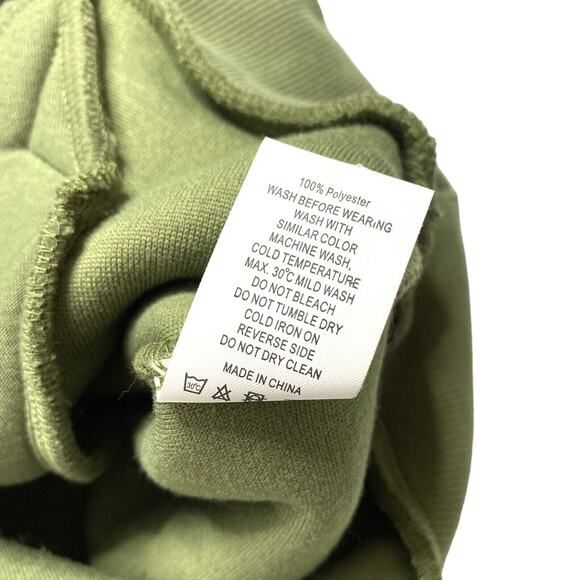 ZYIA ACTIVE Flying V Green Black Fleece Jacket Size Small Women Teddy Bear Fuzzy - Picture 9 of 12